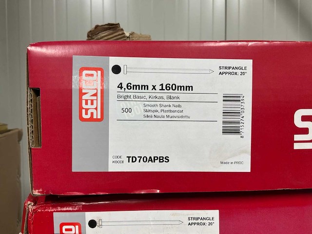 Senco td70apbs spijkers, schroeven (7x) - afbeelding 2 van  3