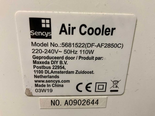 Sencys af2850c luchtkoeler (2x) - afbeelding 6 van  6