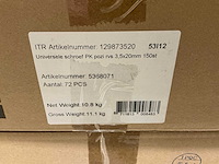 Sencys rvs 3,5x20mm schroef (144x) - afbeelding 2 van  2