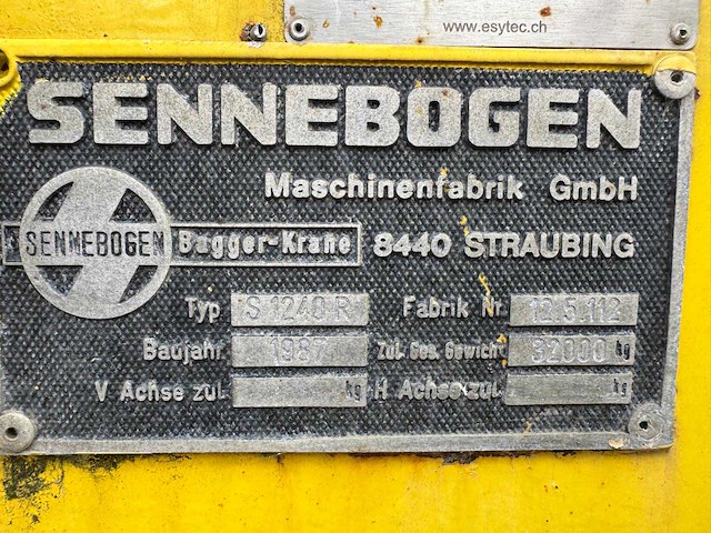Sennebogen s 1240 met 27 m giek inclusief 3 grijpers - afbeelding 3 van  5