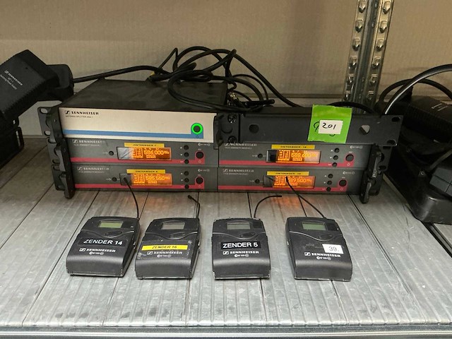 Sennheiser - wireless transmitters (4x) - afbeelding 1 van  4