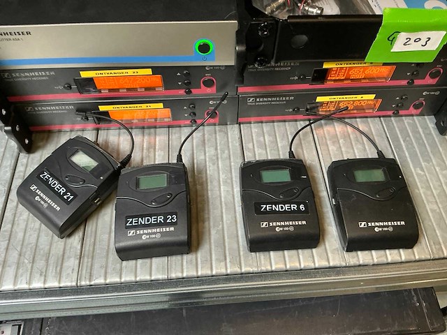 Sennheiser - wireless transmitters (4x) - afbeelding 3 van  3