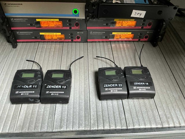 Sennheiser - wireless transmitters (4x) - afbeelding 4 van  4