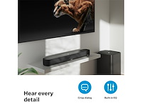 Sennheiser ambeo mini soundbar voor tv met ingebouwde subwoofer dolby atmos zwart - afbeelding 4 van  4