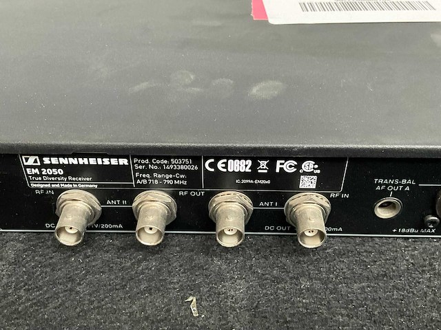 Sennheiser em2050 ontvanger cw-x - afbeelding 4 van  4