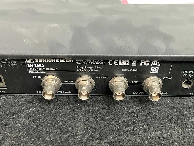 Sennheiser em2050 ontvanger gb-w - afbeelding 2 van  2