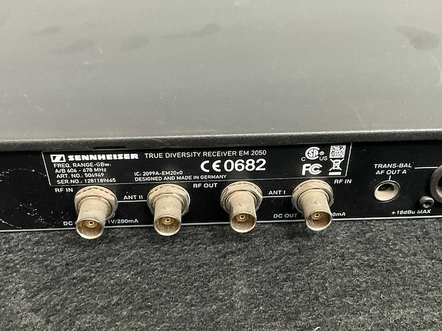 Sennheiser em2050 ontvanger gb-w - afbeelding 4 van  4
