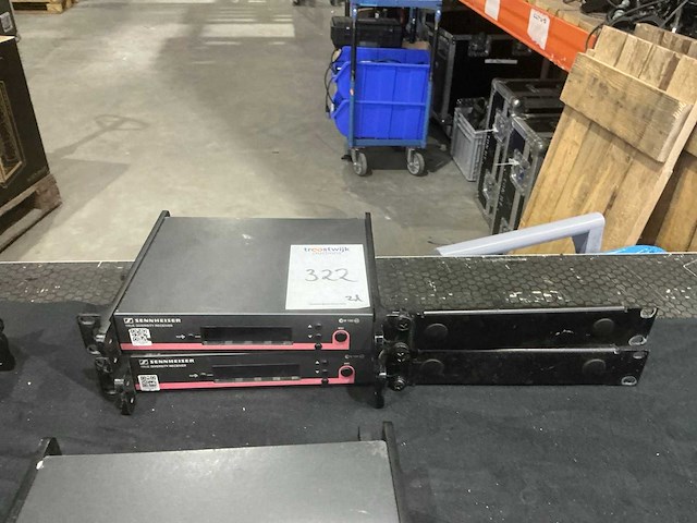 Sennheiser ew 100 g3 microfoonreceiver (2x) - afbeelding 1 van  2