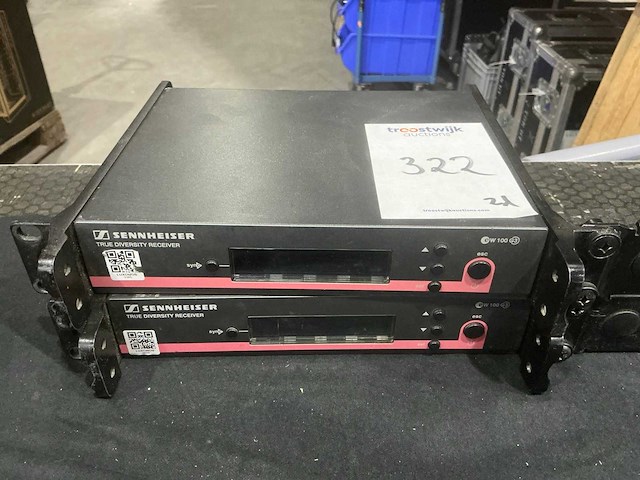 Sennheiser ew 100 g3 microfoonreceiver (2x) - afbeelding 2 van  2