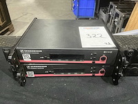Sennheiser ew 100 g3 microfoonreceiver (2x) - afbeelding 2 van  2
