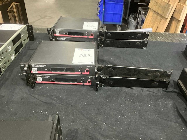 Sennheiser ew 100 g3 microfoonreceiver (2x) - afbeelding 1 van  2