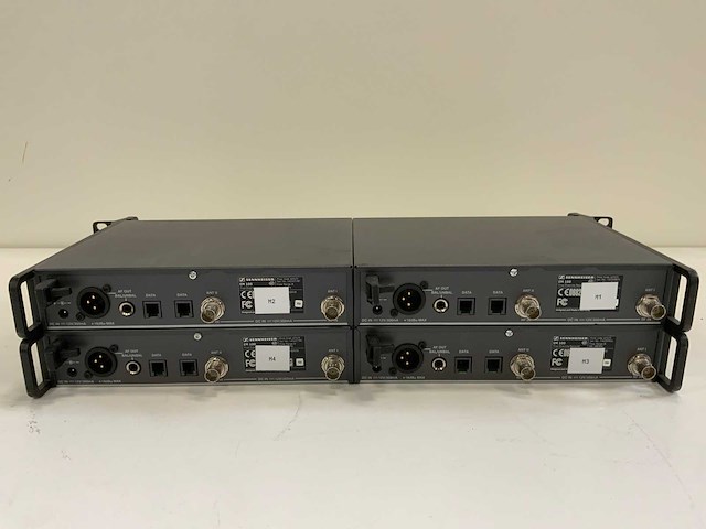 Sennheiser ew 100 g3 wireless mic receiver (4x) - afbeelding 3 van  4