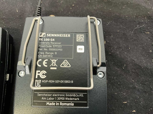Sennheiser ew 122-p draadloze microfoonset - afbeelding 4 van  8