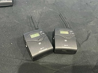 Sennheiser ew g4 beltpack transmitter (2x) - afbeelding 1 van  3