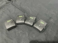 Sennheiser ew g4 beltpack transmitter (4x) - afbeelding 1 van  3