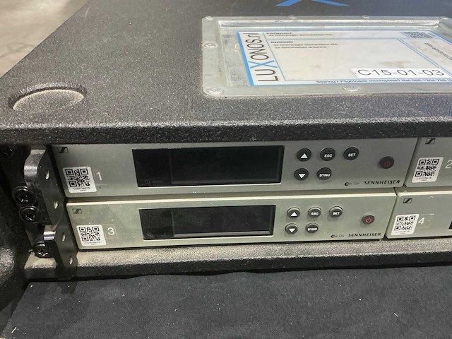 Sennheiser ew g4 microfoonreceiver (4x) - afbeelding 2 van  2