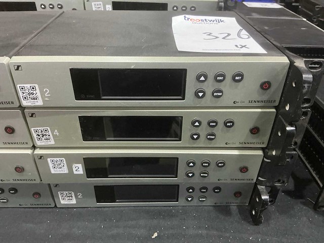 Sennheiser ew g4 microfoonreceiver (8x) - afbeelding 2 van  2