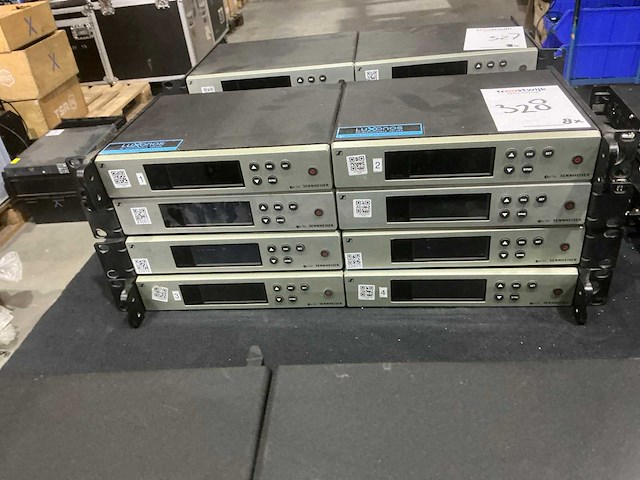 Sennheiser ew g4 microfoonreceiver (8x) - afbeelding 2 van  3