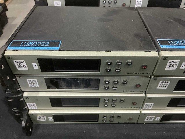 Sennheiser ew g4 microfoonreceiver (8x) - afbeelding 3 van  3