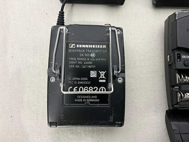 Sennheiser ew500 g3 draadloze 4-kanaals zender set - afbeelding 5 van  5