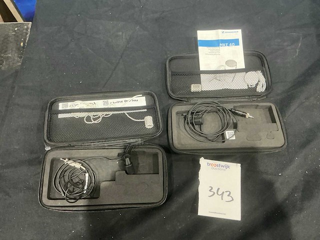 Sennheiser mke40 dasspeld microfoon (2x) - afbeelding 2 van  3