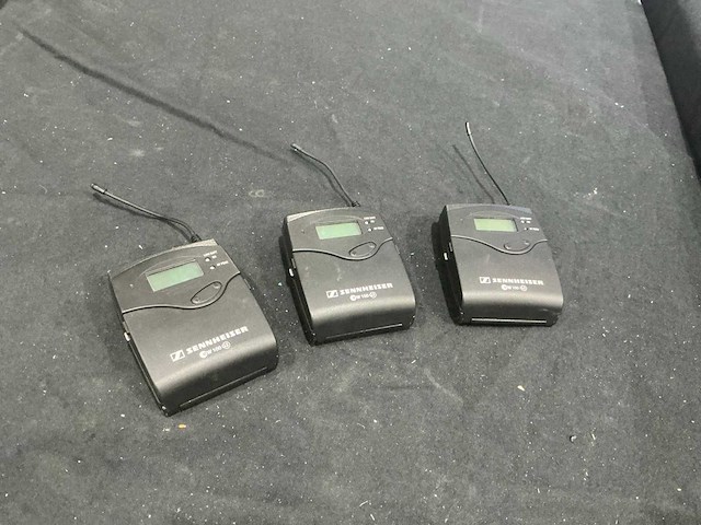 Sennheiser sk100 g3 beltpack transmitter (3x) - afbeelding 1 van  3