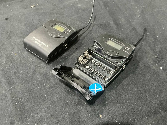 Sennheiser sk100 g3 beltpack transmitter (4x) - afbeelding 2 van  3