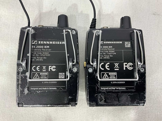 Sennheiser sr2050 iem draadloze 2-kanaals in-ear set - afbeelding 6 van  8
