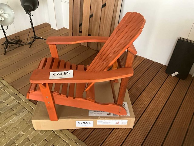 Sensline adirondack chair tuinstoel (2x) - afbeelding 1 van  4