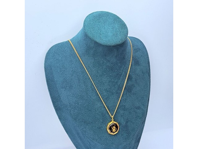 Seoul 1988 olympische spelen goldplated collier - afbeelding 2 van  6