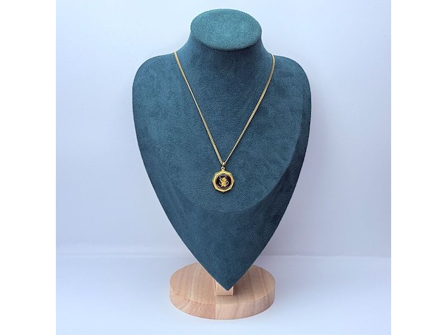 Seoul 1988 olympische spelen goldplated collier - afbeelding 3 van  6