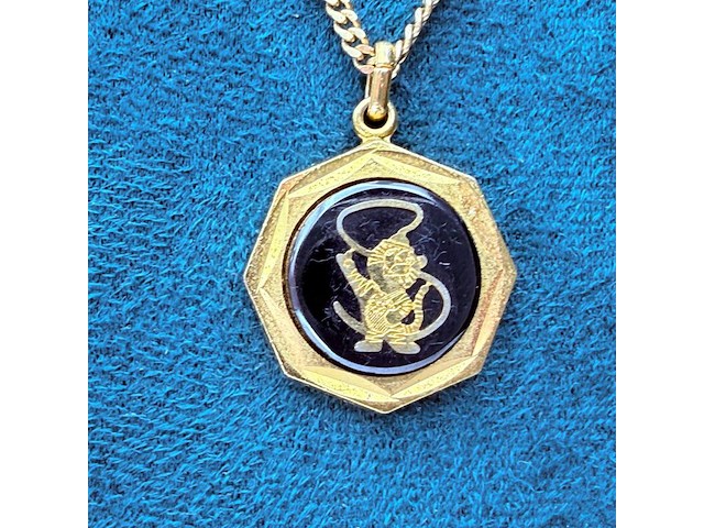 Seoul 1988 olympische spelen goldplated collier - afbeelding 4 van  6