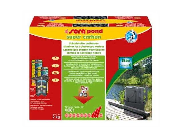 Sera super carbon voor aquarium - 2kg (3x) - afbeelding 1 van  4