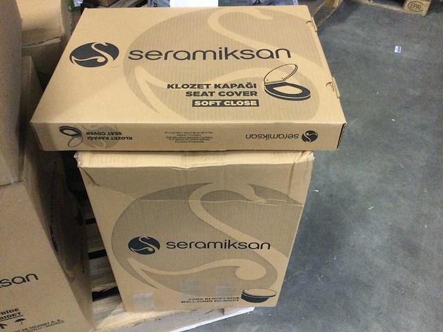 Seramiksan - a031112h - hangtoilet met wc. bril - afbeelding 2 van  4