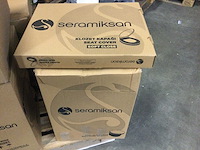 Seramiksan - a031112h - hangtoilet met wc. bril - afbeelding 2 van  4