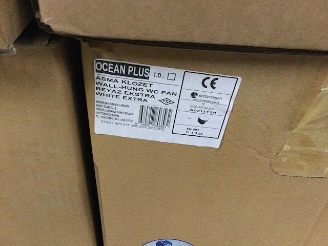 Seramiksan - a031112h - hangtoilet met wc. bril - afbeelding 3 van  3