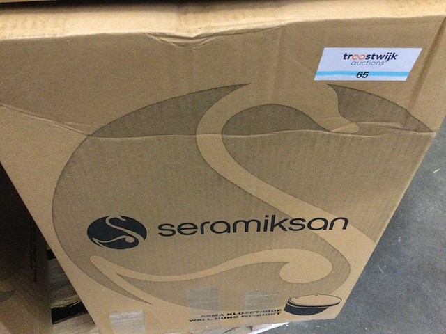 Seramiksan - a031112h - hangtoilet met wc. bril - afbeelding 4 van  4