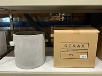 Serax concrete plant pot 27cm grey (2x)