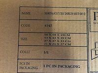 Serina bijzettafel set van 4 - afbeelding 7 van  8