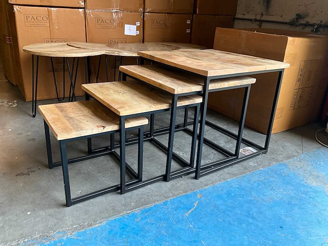 Serina bijzettafel set van 4 - afbeelding 2 van  8