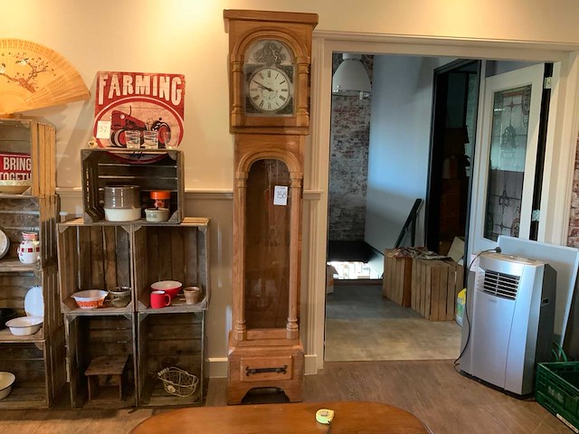 ’serjacobs à st jean de mol antieke grootvaderklok - afbeelding 1 van  4