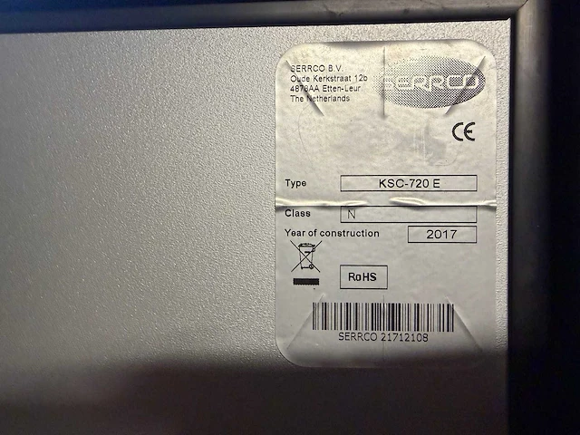 Serrco - ksc-720 e - professionele fustenkoeling / voorraadkoeler 7x 20 liter - afbeelding 6 van  6