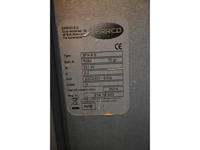 Serrco sfk-6 e fusten barkoeling - afbeelding 4 van  5