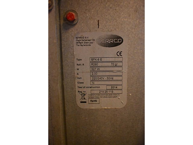 Serrco sfk-8 e fusten barkoeling - afbeelding 5 van  5