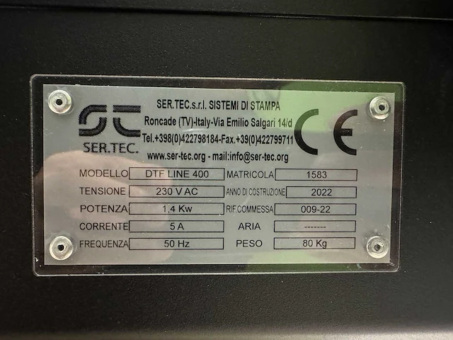 Ser.tec - dtf textielprinter + powder machine - overige printers en copiers - afbeelding 15 van  15