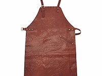 Served with style 16-delige leren horeca- en tafelset, chestnut (kastanjebruin) - afbeelding 2 van  5