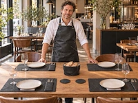 Served with style 16-delige leren horeca- en tafelset, zwart - afbeelding 7 van  7