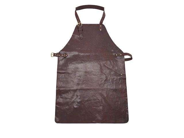 Served with style leren schort, moro (donkerbruin) - afbeelding 1 van  5