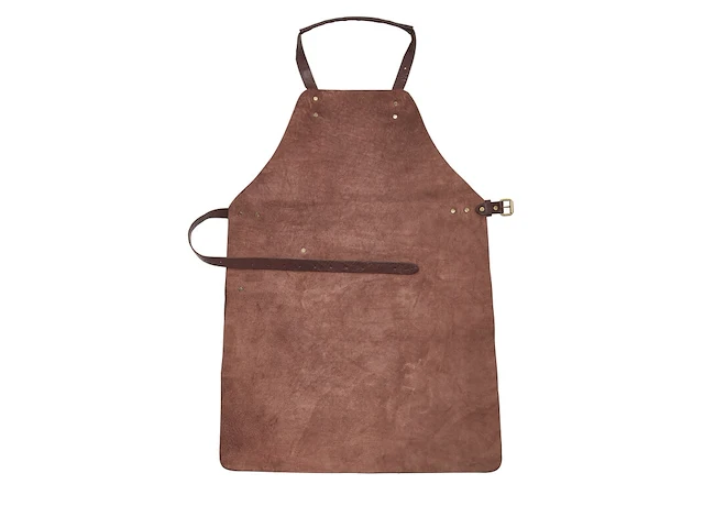 Served with style leren schort, moro (donkerbruin) - afbeelding 2 van  5