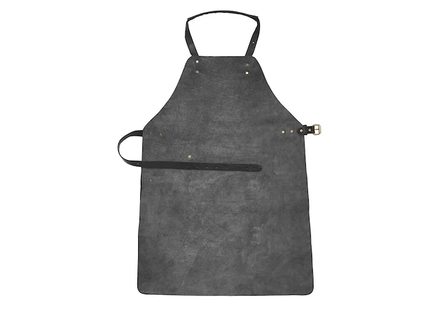 Served with style leren schort, zwart - afbeelding 2 van  5